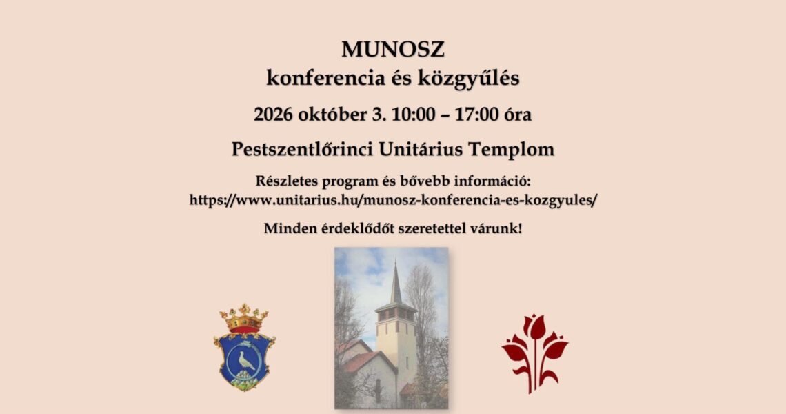 MUNOSZ konferencia és közgyűlés